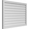 Ekena Millwork Vertical Surface Mount PVC Gable Vnt: Non-Functional, w/2"W x 1-1/2"H, Brickmould Frame, 42"W x 30"H GVPVE42X3002SN - alternate 4